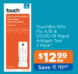 Good Price Pharmacy TouchBio RSV, Flu A/B & COVID-19 Rapid Antigen Test offer