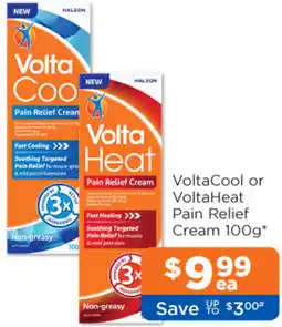 Good Price Pharmacy VoltaCool or VoltaHeat Pain Relief Cream offer