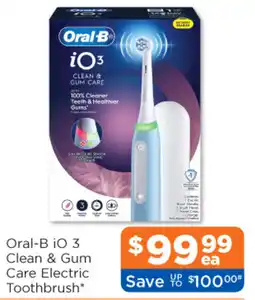 Good Price Pharmacy Oral-B iO 3 Clean & Gum Care Electric Toothbrush offer
