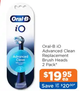 Good Price Pharmacy Oral-B iO Advanced Clean Replacement Brush Heads offer