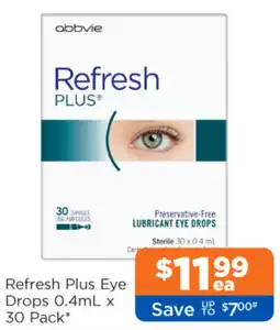 Good Price Pharmacy Refresh Plus Eye Drops offer