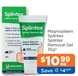 Good Price Pharmacy Magnoplasam Splintex Splinter Removal Gel offer