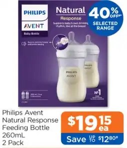 Good Price Pharmacy Philips Avent Natural Response Feeding Bottle offer