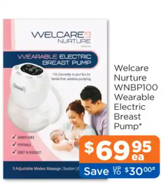 Good Price Pharmacy Welcare Nurture Wearable Electric Breast Pump offer