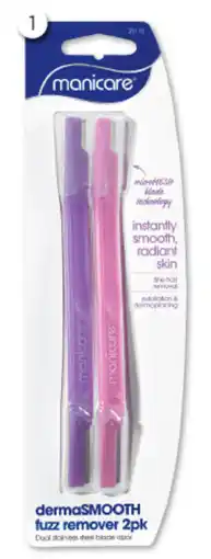 Good Price Pharmacy Manicare dermasmooth fuzz remover offer