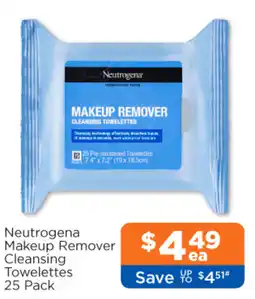 Good Price Pharmacy Neutrogena Makeup Remover Cleansing Towelettes offer