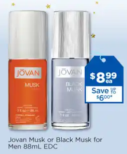 Good Price Pharmacy Jovan musk or black musk for men offer
