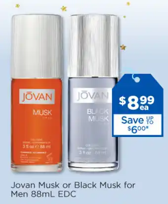 Good Price Pharmacy Jovan musk or black musk for men offer