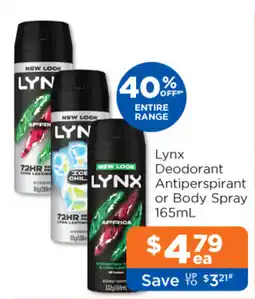 Good Price Pharmacy Lynx Deodorant Antiperspirant or Body Spray offer