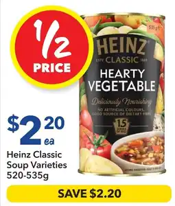 Ritchies Heinz Classic Soup Varieties offer