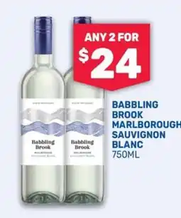Bottlemart Babbling Brook Marlborough Sauvignon Blanc offer
