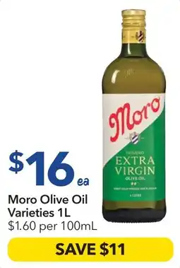 Ritchies Moro Olive Oil Varieties offer