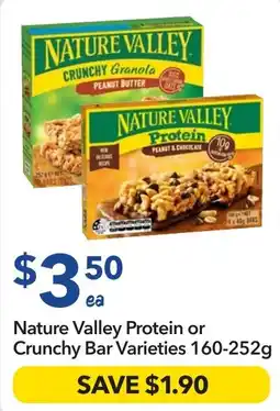 Ritchies Nature Valley Protein or Crunchy Bar Varieties offer