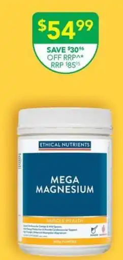 Terry White Ethical Nutrients Mega Magnesium offer