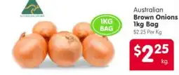 Spar Australian Brown Onions offer