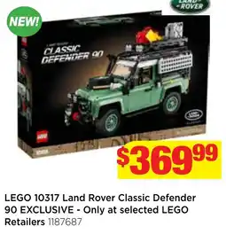 Mr Toys LEGO 10317 Land Rover Classic Defender 90 EXCLUSIVE offer