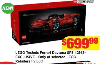 Mr Toys LEGO Technic Ferrari Daytona SP3 offer