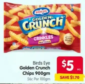 Spar Birds Eye Golden Crunch Chips offer