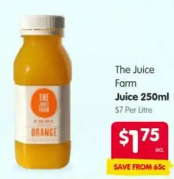 Spar The Juice Farm Juice Orange offer
