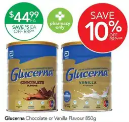 Terry White Glucerna Chocolate or Vanilla Flavour offer