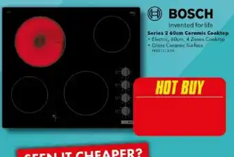 The Good Guys Bosch Series 2 60cm Ceramic Cooktop offer