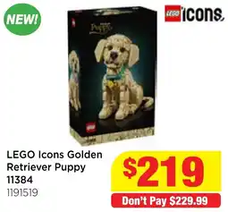 Mr Toys LEGO Icons Golden Retriever Puppy offer