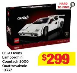Mr Toys LEGO Icons Lamborghini Countach 5000 Quattrovalvole offer