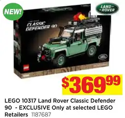 Mr Toys LEGO 10317 Land Rover Classic Defender 90 offer