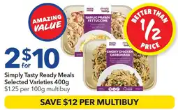 Ritchies Simply Tasty Ready Meals offer