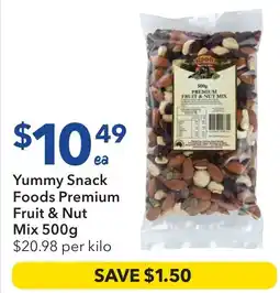 Ritchies Yummy Snack Foods Premium Fruit & Nut Mix offer