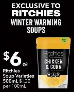 Ritchies Ritchies Chicken & Corn offer