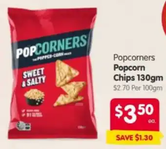 Spar Popcorners Popcorn Chips offer