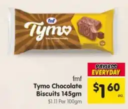 Spar fmf Tymo Chocolate Biscuits offer