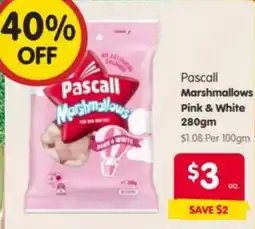 Spar Pascall Marshmallows Pink & White offer