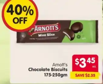 Spar Arnott's Chocolate Biscuits offer