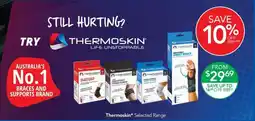 Terry White Thermoskin braces and supports offer