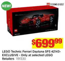 Mr Toys LEGO Technic Ferrari Daytona SP3 offer