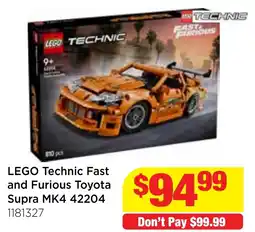 Mr Toys LEGO Technic Fast and Furious Toyota Supra MK4 offer