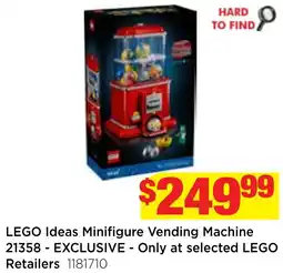 Mr Toys LEGO Ideas Minifigure Vending Machine offer