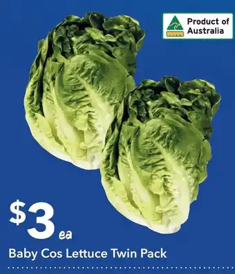 Ritchies Baby Cos Lettuce Twin Pack offer