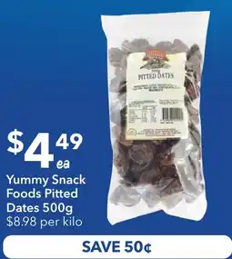 Ritchies Yummy Snack Foods Pitted Dates offer