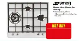 The Good Guys Smeg Classic 60cm Classic Gas Cooktop offer