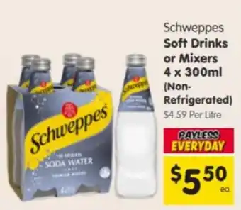 Spar Schweppes Soft Drinks or Mixers offer