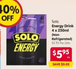 Spar Solo Energy Drink offer