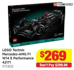 Mr Toys LEGO Technic Mercedes-AMG F1 W14 E Performance offer