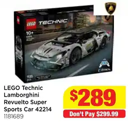 Mr Toys LEGO Technic Lamborghini Revuelto Super Sports Car offer