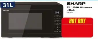 The Good Guys Sharp 31L 1000W Microwave - Black offer