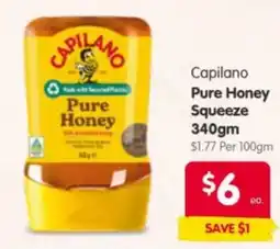 Spar Capilano Pure Honey Squeeze offer
