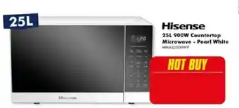 The Good Guys Hisense 25L 900W Countertop Microwave - Pearl White offer