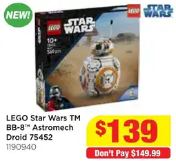 Mr Toys LEGO Star Wars TM BB-8™ Astromech Droid offer